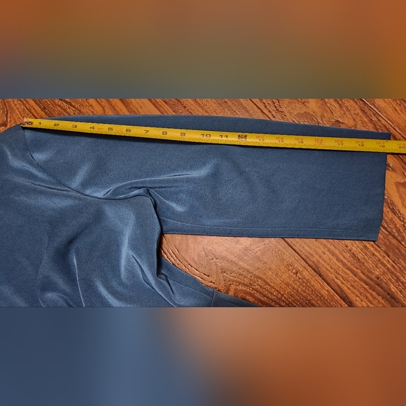 Kay Unger Teal Dress Plus SZ 14 - Picture 8 of 13